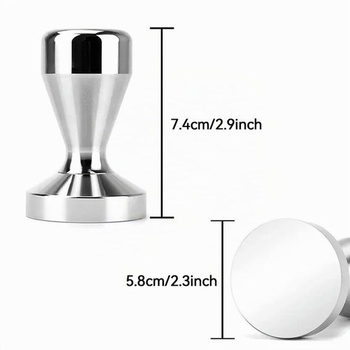 Kávovar, vtláčadlo na kávu, vtláčadlo na espresso 58 mm, vtláčadlo na kávu z nerezovej ocele,