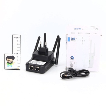 Wifi zesilovač Bfhdbdt 300 Mbit/s, bílý