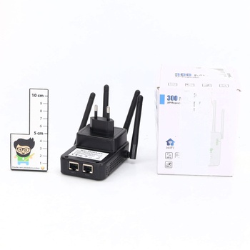 Wifi zesilovač Bfhdbdt 300 Mbit/s, bílý