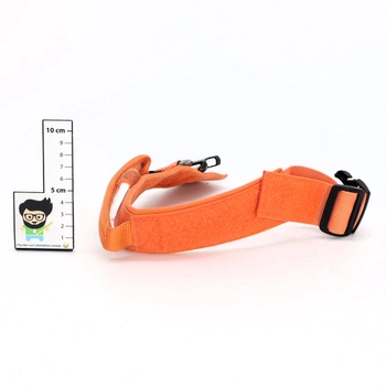 Obojek pro psy OneTigris s kovovou přezkou (oranžový, M)