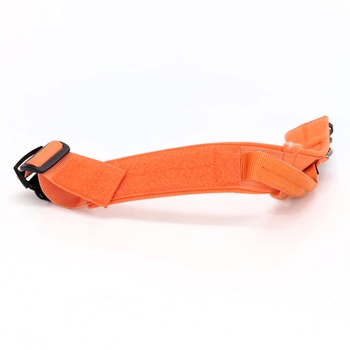 Obojek pro psy OneTigris s kovovou přezkou (oranžový, M)