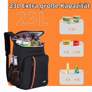 Chladiaci batoh 23L - Veľká chladiaca taška, piknikový batoh, vodotesný batoh, ultraľahké batohy pre