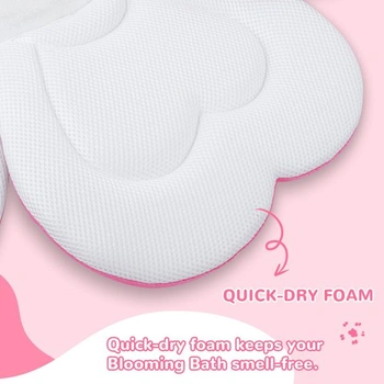 YooxArmor Ergonomická kúpeľňová predložka do kúpeľa pre novorodencov, mäkká protišmyková