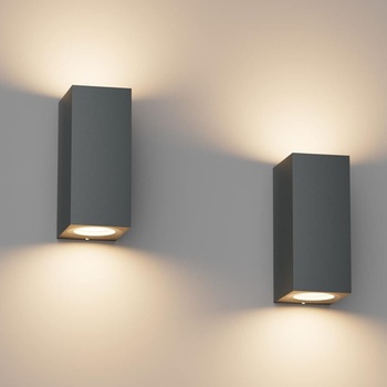 Nástenné vonkajšie svietidlá Klighten 2 ks