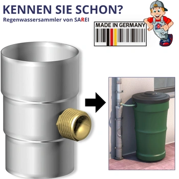Klapka dešťové trubky SAREI Haus- und