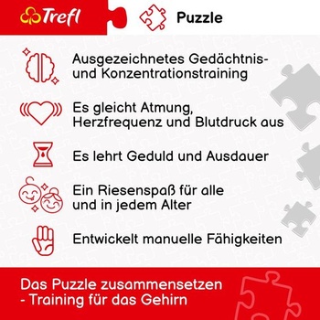 Trefl - Puzzle s 1000 dílky, Barevný drak, Klasické puzzle