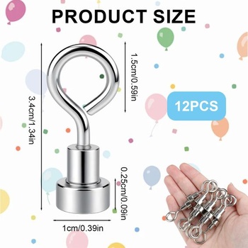 12 závaží na balóniky s héliom, magnetické závažia na balóniky