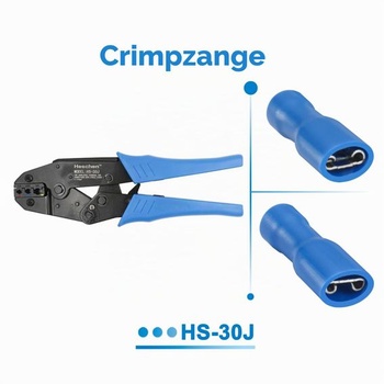 Káblová svorka Heschen pre 1,5–2,5 mm² (16–14 AWG), FDFD2-187, vinylová, plne izolovaná, 4,8 x 0,5