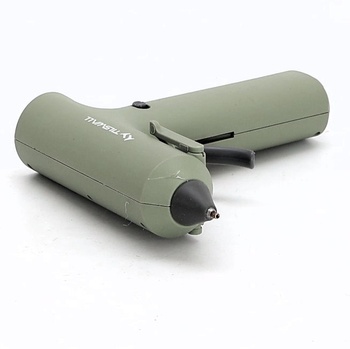 Tavná pistole Tilswall s baterií 2000 mAh a 20 lepicími tyčinkami, 7×140 mm, zelená olivová