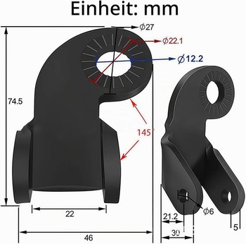 Ťažné zariadenie pre príves bicykla 2 ks Ťažné zariadenie pre príves bicykla Ťažné zariadenie