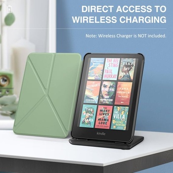Puzdro Moko pre 7palcový Kindle Paperwhite 12. generácie 2025/2024, agávovo zelené