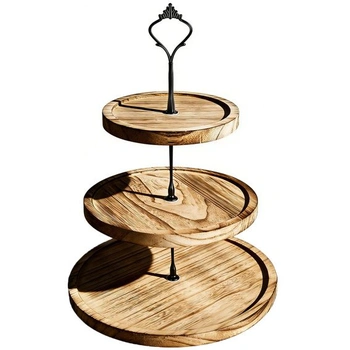 Třípatrový stojan na dort, Ø24,5 cm, V:36 cm, servírovací…