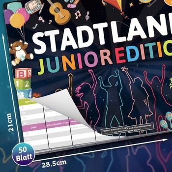 BOYATONG City Country Junior Edition, Darček pre cool teenagerov, chlapcov a dievčatá vo veku 9, 10, 11,