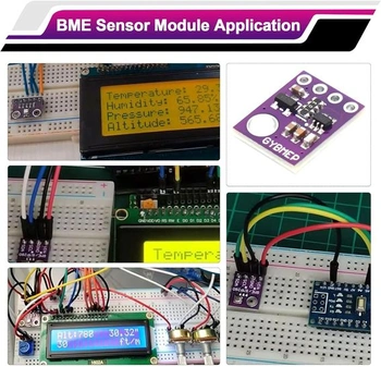 Barometrický senzor BME-280 pro teplotu, vlhkost a tlak vzduchu, senzor vlhkosti BME 5V, modul IIC