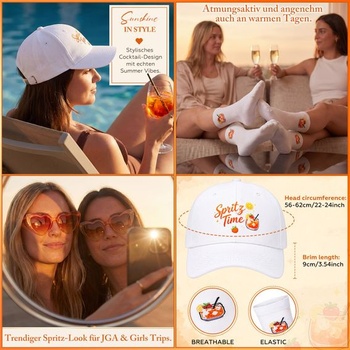 Darčeková sada BBTO Aperol Spritz pre ženy, doplnky na párty a fotku