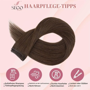 Prodloužení vlasů SEGOHAIR 6 Ks - 35 cm