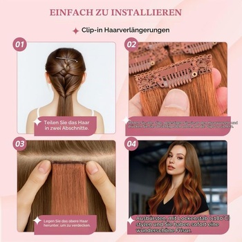 Prodloužení vlasů SEGOHAIR 6 Ks - 35 cm