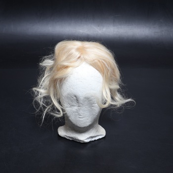 Flufymooz Príčesky z pravých ľudských vlasov pre ženy, 26 cm ofina na sponky, 100% ľudské vlasy pre