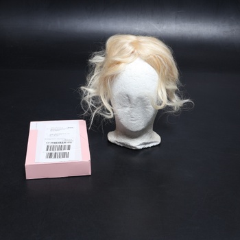 Flufymooz Príčesky z pravých ľudských vlasov pre ženy, 26 cm ofina na sponky, 100% ľudské vlasy pre