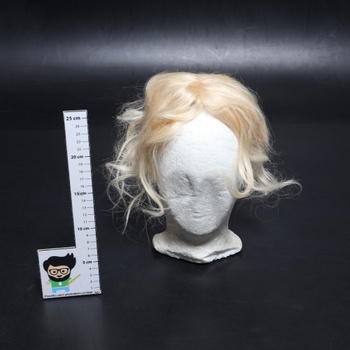 Flufymooz Príčesky z pravých ľudských vlasov pre ženy, 26 cm ofina na sponky, 100% ľudské vlasy pre