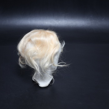 Flufymooz Príčesky z pravých ľudských vlasov pre ženy, 26 cm ofina na sponky, 100% ľudské vlasy pre