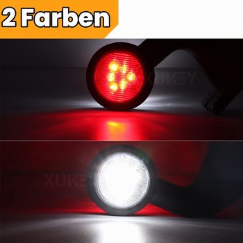 AUTOXBERT 2 ks lakťových obrysových svetiel obrysové svetlá 12-30V obrysové svetlá vodotesné LED