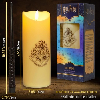 LED sviečka Harry Potter s kúzelnou paličkou
