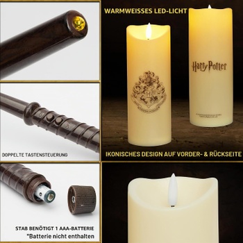 LED sviečka Harry Potter s kúzelnou paličkou