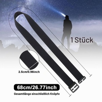 Elastický popruh na čelovku BOXOB kompatibilný s Black Diamond Petzl
