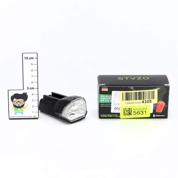 Sada LED svetiel na bicykel Tekwet, 100 LUX spĺňajúci normu StVZO, dobíjací cez USB, vodotesné