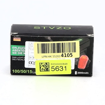 Sada LED svetiel na bicykel Tekwet, 100 LUX spĺňajúci normu StVZO, dobíjací cez USB, vodotesné