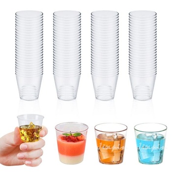 Plastové panáky Lovesmile, 100 kusov, 30 ml, opakovane použiteľné, vhodné na želé, dezert, nápoje,