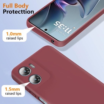 Silikonový kryt pro Motorola Moto Edge 40, ochranný kryt [odolný proti poškrábání, otiskům prstů a