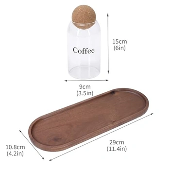 Sklenené dózy Xbopetda Cork Ball 750 ml