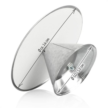 Kryt komína COM-FOUR® s izolačnou doskou, uzáver komína 160 mm