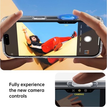 Kryt X-level pro iPhone 16, kompatibilní s MagSafe, průhledný iPhone 16