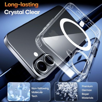 Kryt X-level pro iPhone 16, kompatibilní s MagSafe, průhledný iPhone 16