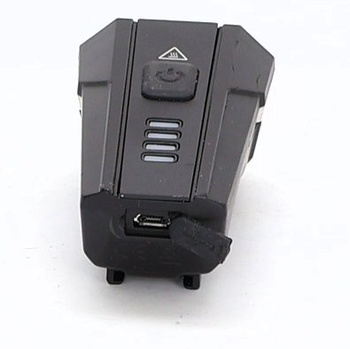 Sada LED svetiel na bicykel Tekwet, 100 LUX spĺňajúci normu StVZO, dobíjací cez USB, vodotesné