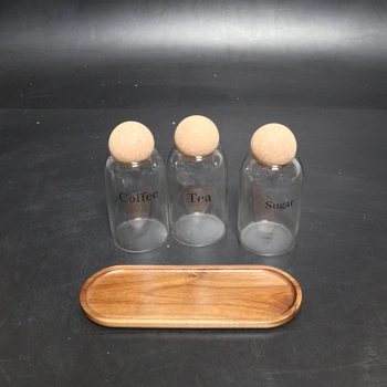 Sklenené dózy Xbopetda Cork Ball 750 ml