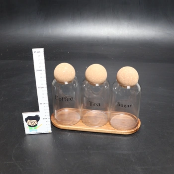 Sklenené dózy Xbopetda Cork Ball 750 ml