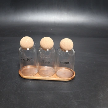 Sklenené dózy Xbopetda Cork Ball 750 ml