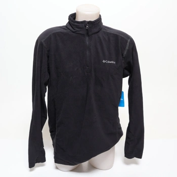 Pulóver s polovičným zipsom Columbia Klamath Range II, Nero (čierny), L
