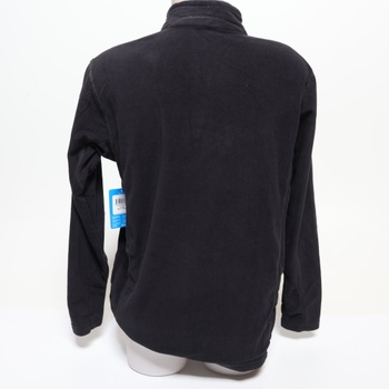 Pulovr s polovičním zipem Columbia Klamath Range II, Nero (černý), L