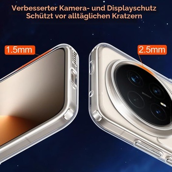 Priehľadné magnetické puzdro ivoler pre Honor Magic 8 Pro 5G, [kompatibilný s MagSafe] [vojenská