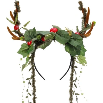 Kvetinová čelenka MOSTORY Antlers pre karnevalové kostýmy,…