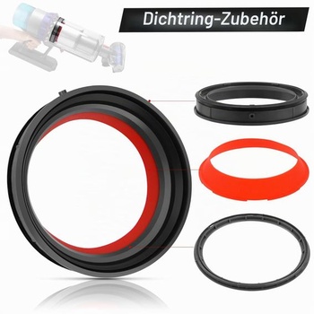 Tesniaci krúžok pre nádobu na prach Dyson V10 SV12 SV13 SV27, náhradné gumové tesnenie sa