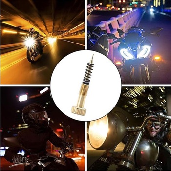 Skrutka na nastavenie vzduchu v karburátore motocykla, zmes v voľnobehu, skrutka pre pomer paliva pre