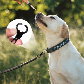 30 malých nůžkových karabin, černých, s otočným kloubem, sada 30 kusů