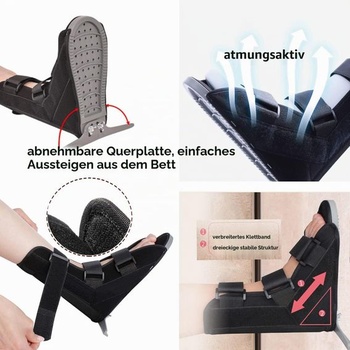 IBLUELOVER Nastaviteľná opora členku, ortéza na členok, ortéza na členok s otvorenou špičkou,