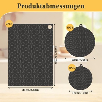 8dielna ochranná podložka na indukčnú varnú dosku, kryt varnej dosky pre indukčné varné dosky